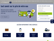 Tablet Screenshot of lyonnaise-des-eaux.fr